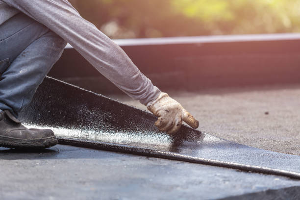 Professional Interior Drainage System technician working in Springport, MI